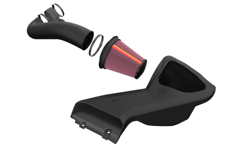 K&N 15-20 Ford F150 V8-5.0 L Performance Air Intake System K&N Engineering Cold Air Intakes