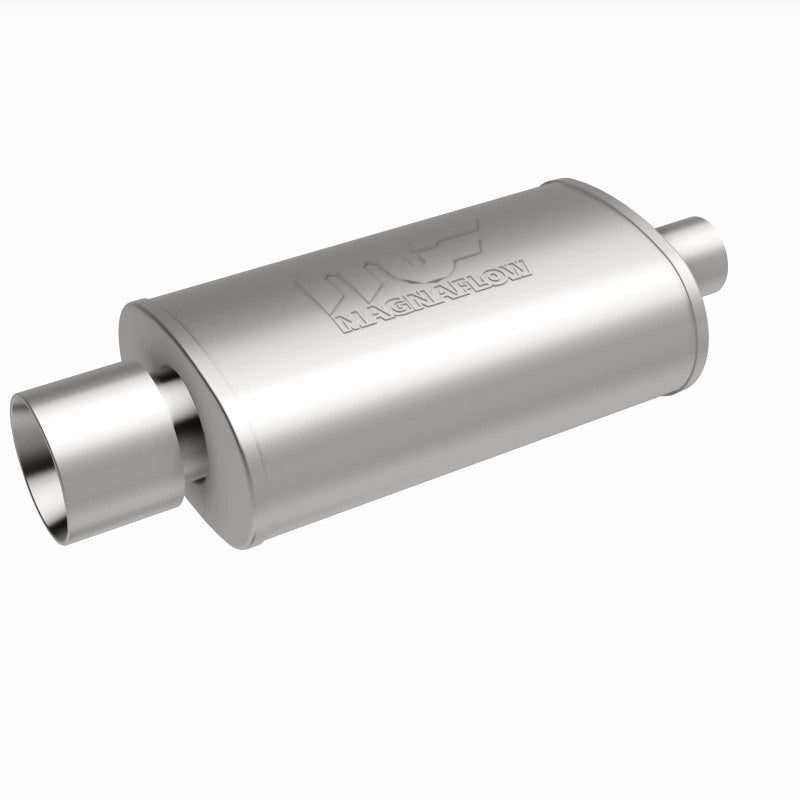 MagnaFlow Muffler W/Tip Mag SS 14X5X8 2.25/4. Magnaflow Muffler