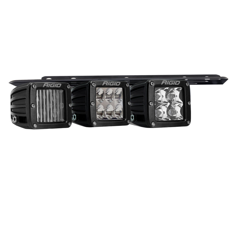 Rigid Industries 2021+ Ford Raptor Triple Fog Lights Kit Rigid Industries Light Mounts