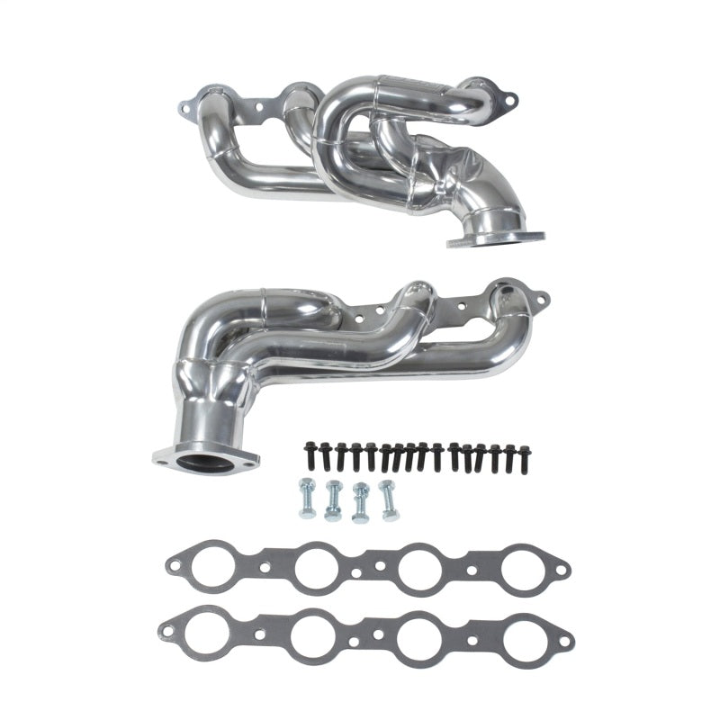 BBK 10-15 Camaro LS3 L99 Shorty Tuned Length Exhaust Headers - 1-3/4 Silver Ceramic BBK Headers & Manifolds