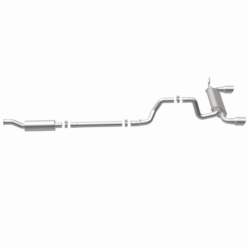 MagnaFlow 2018+ Jeep Wrangler 3.6L 409 SS Dual Split Rear Exit Polished Tips Cat-Back Exhaust