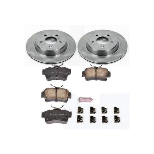 Power Stop 94-99 Ford Mustang Rear Autospecialty Brake Kit PowerStop Brake Kits - OE