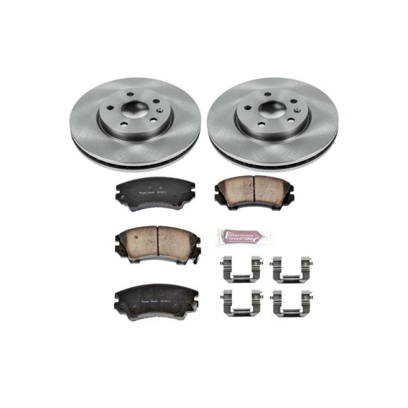 Power Stop 2017 Buick Regal Front Autospecialty Brake Kit PowerStop Brake Kits - OE