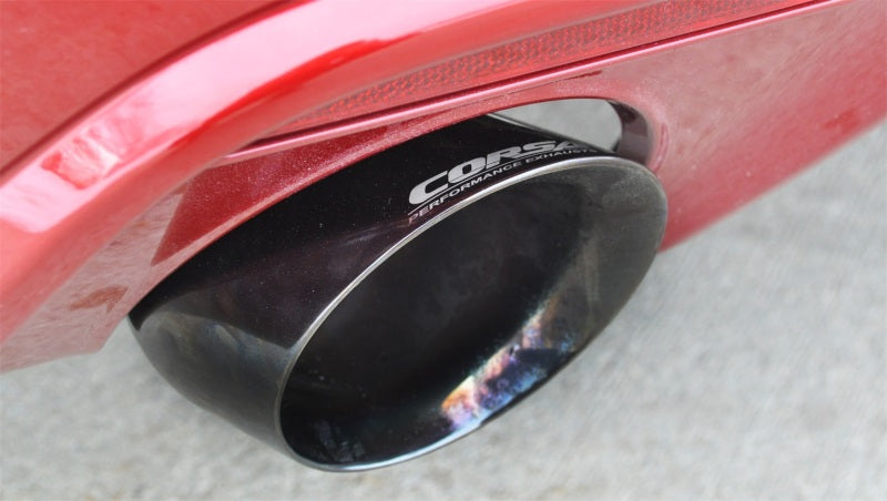 Corsa 2015-2017 Ford Mustang GT Fastback 5.0 3in Xtreme Cat Back Exhaust w/ Dual Black 4.5in Tips CORSA Performance Catback