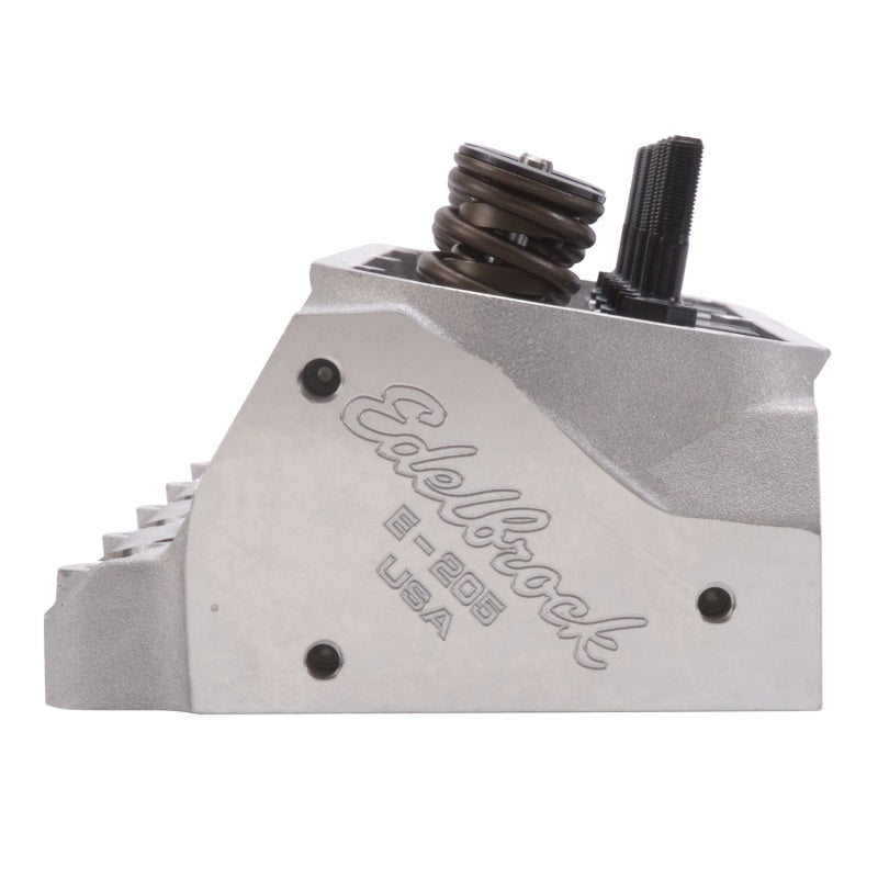 Edelbrock 1Pr SBF Cyl Head E-205 2 08 Intake Complete Assembled w/ Springs Edelbrock Heads