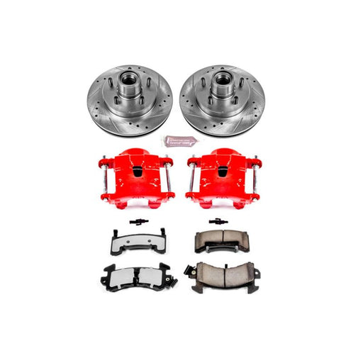 Power Stop 82-87 Buick Regal Front Z36 Truck & Tow Brake Kit w/Calipers PowerStop Brake Kits - Performance D&S