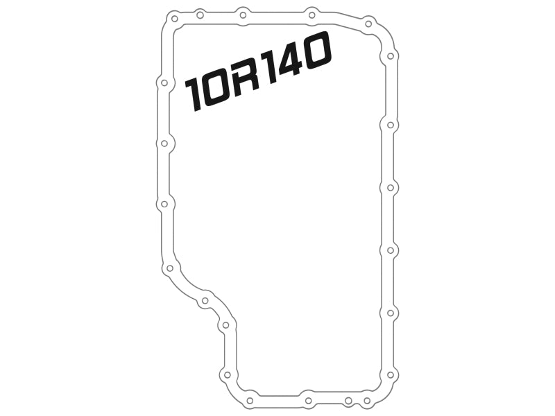 aFe 20-21 Ford Truck w/ 10R140 Transmission Pan Raw POWER Street Series w/ Machined Fins aFe Diff Covers