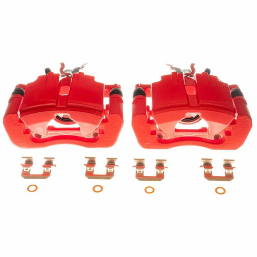 Power Stop 15-19 Ford Mustang Rear Red Calipers - Pair PowerStop Brake Calipers - Perf