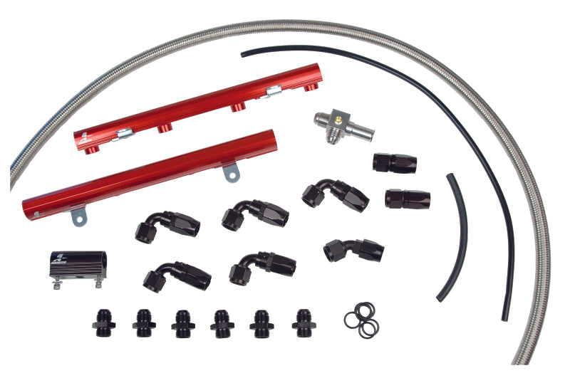 Aeromotive 05-06 Ford Mustang GT 4.6L 3 valve Fuel Rail System Aeromotive Fuel Rails