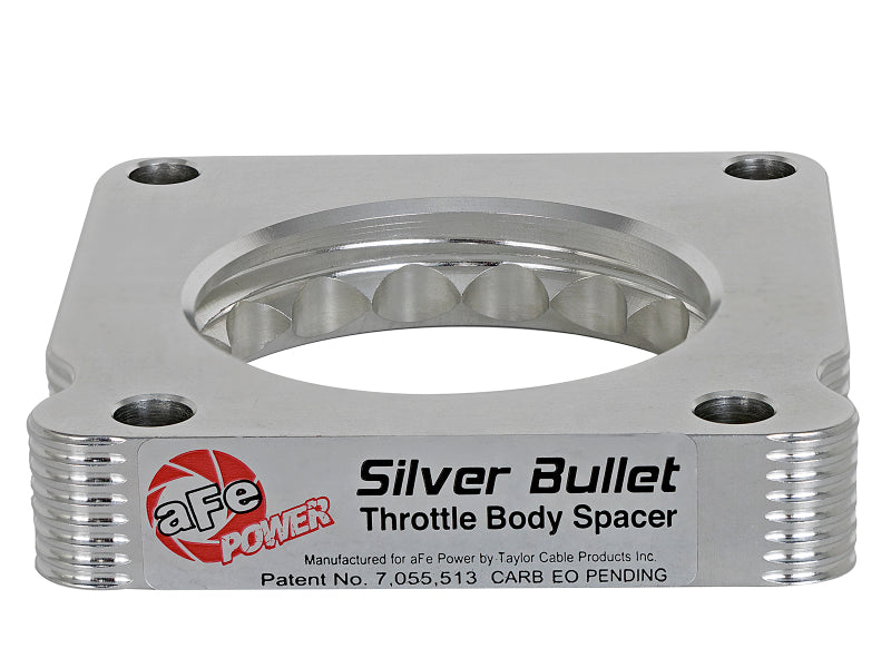 aFe 01-16 Nissan Patrol (Y61) L6-4.8L Silver Bullet Throttle Body Spacer aFe Throttle Body Spacers