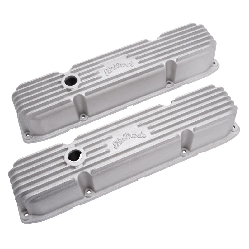 Edelbrock Valve Cover Classic Series Chrysler 383/440 CI V8 Satin Edelbrock Valve Covers