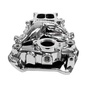 Edelbrock RPM Air-Gap Intake Manifold for Big-Block Chevy Oval Port - Chrome Plasma Finish Edelbrock Intake Manifolds