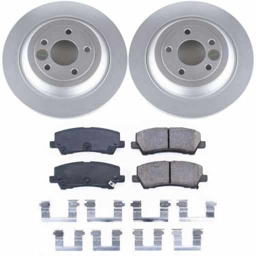 Power Stop 15-19 Ford Mustang Rear Z17 Evolution Geomet Coated Brake Kit PowerStop Brake Kits - Performance Blank