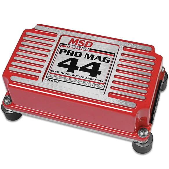 Pro Mag 44 Amp Electronic Points Box, Red 8145MSD MSD Autoparts