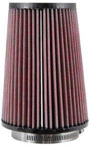 K&N Universal Rubber Filter Round Tprd 3.313in Flange ID x 4.75in Base OD x 3.5in Top OD x 6.5in H K&N Engineering Air Filters - Universal Fit
