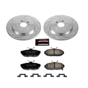 Power Stop 13-14 Ford Mustang Rear Z23 Evolution Sport Brake Kit PowerStop Brake Kits - Performance D&S