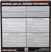 K&N Custom Oval Race Filter 5-1/8in FLG / 9in OD x 3-3/8in HW/VENT K&N Engineering Carburetor Air Cleaners