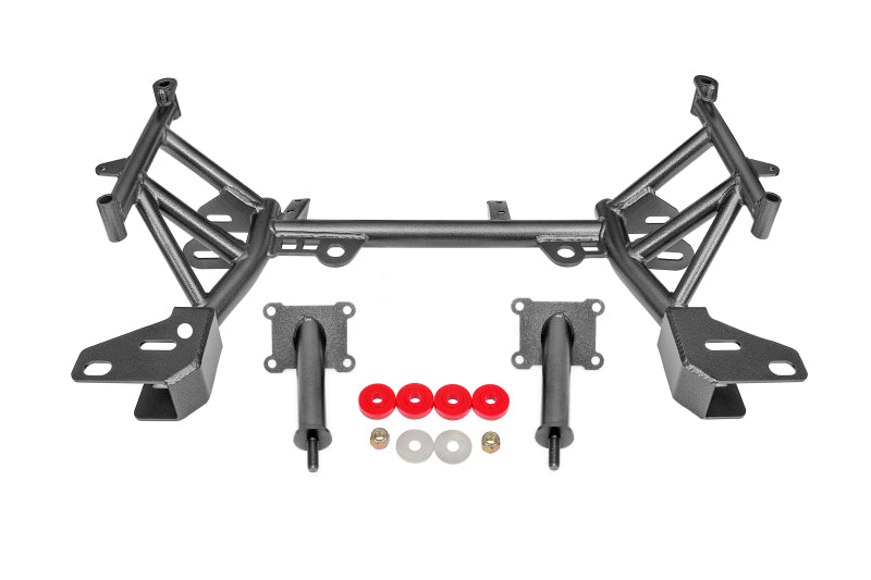 BMR 93-02 4th Gen F-Body K-member Low Mount Turbo LS1 Motor Mounts Pinto Mounts - Black Hammertone BMR Suspension Crossmembers