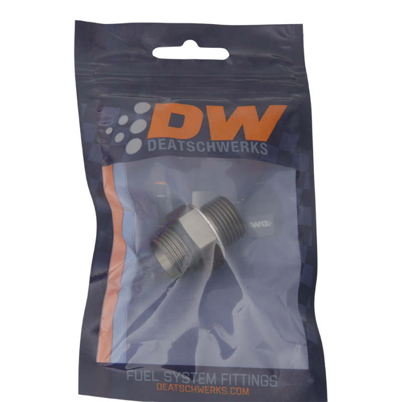 DeatschWerks 8AN ORB Male To 18 X 1.5 Metric Male (Incl O-Ring and Crush Washer) DeatschWerks Fittings