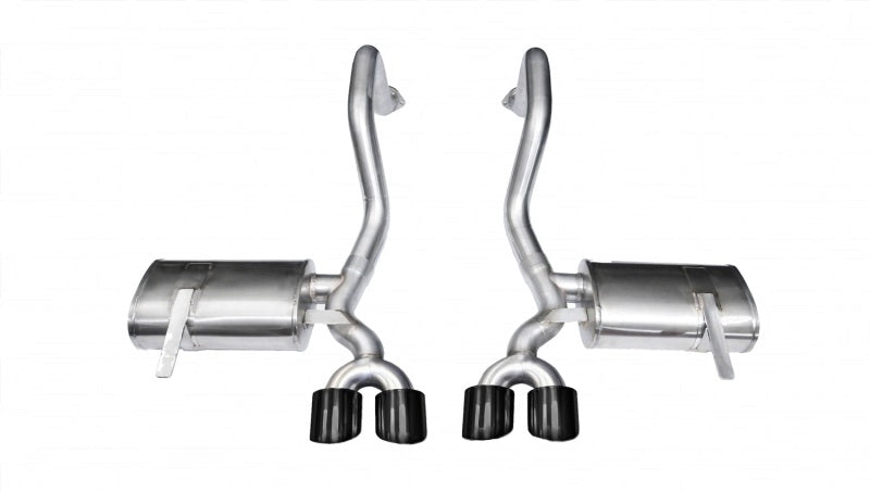 Corsa 1997-2004 Chevrolet Corvette C5 Z06 5.7L V8 Black Xtreme Axle-Back Exhaust CORSA Performance Axle Back