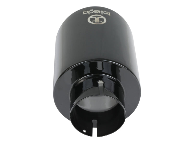 aFe Takeda Universal Exhaust Tip 2-1/2 IN Inlet x 4-1/2 IN Outlet x 7 IN L- Black aFe Tips
