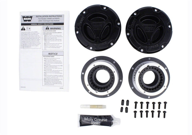 Ford Racing Super Duty Warn Locking Hubs Ford Racing Wheel Hubs