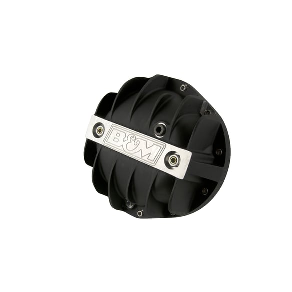 B&M Hi-Tek Aluminum Differential Cover for GM 8.875-inch 12-bolt Truck - Black 71504 B&M Autoparts