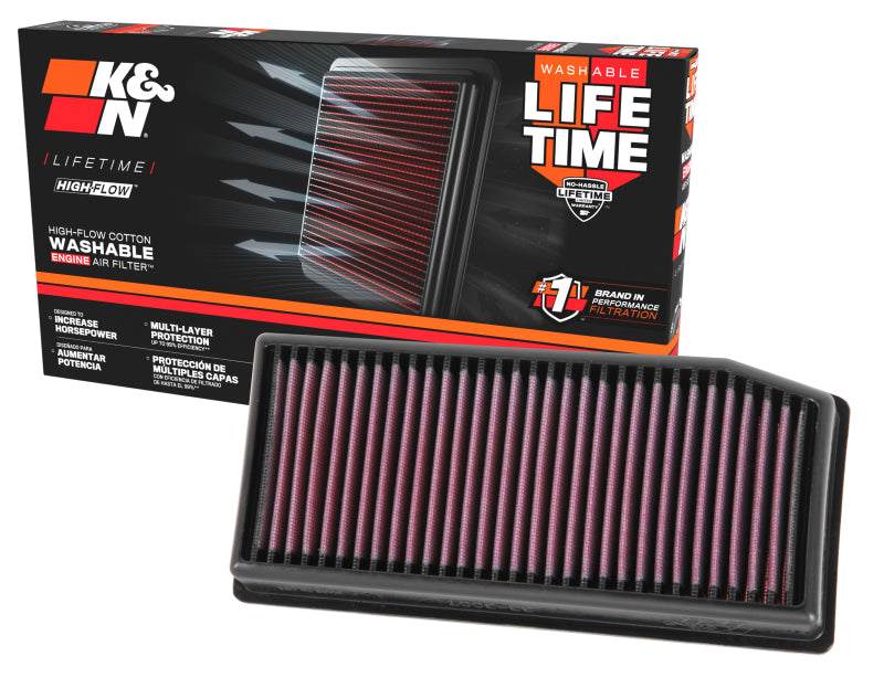 K&N 2011 Renault CLI IV 0.9L Replacement Drop In Air Filter K&N Engineering Air Filters - Drop In