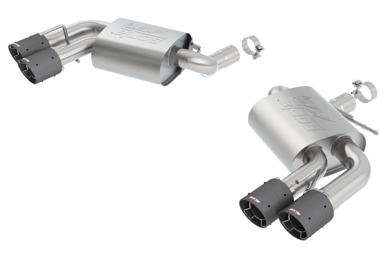 Borla 2016 Chevy Camaro V8 SS AT/MT ATAK Rear Section Exhaust w/o Dual Mode Valves Borla Axle Back