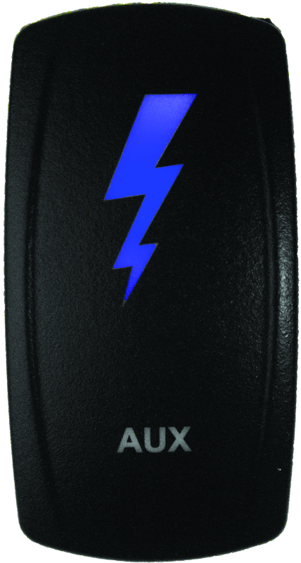 DragonFire Racing Lighted Switch Aux On/Off Blue Led DragonFire Racing Relays