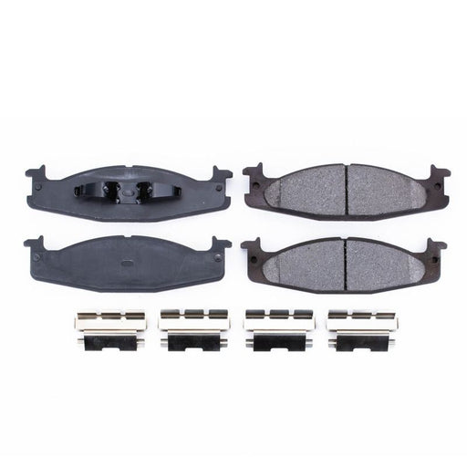 Power Stop 94-96 Ford Bronco Front Z17 Evolution Ceramic Brake Pads w/Hardware PowerStop Brake Pads - OE