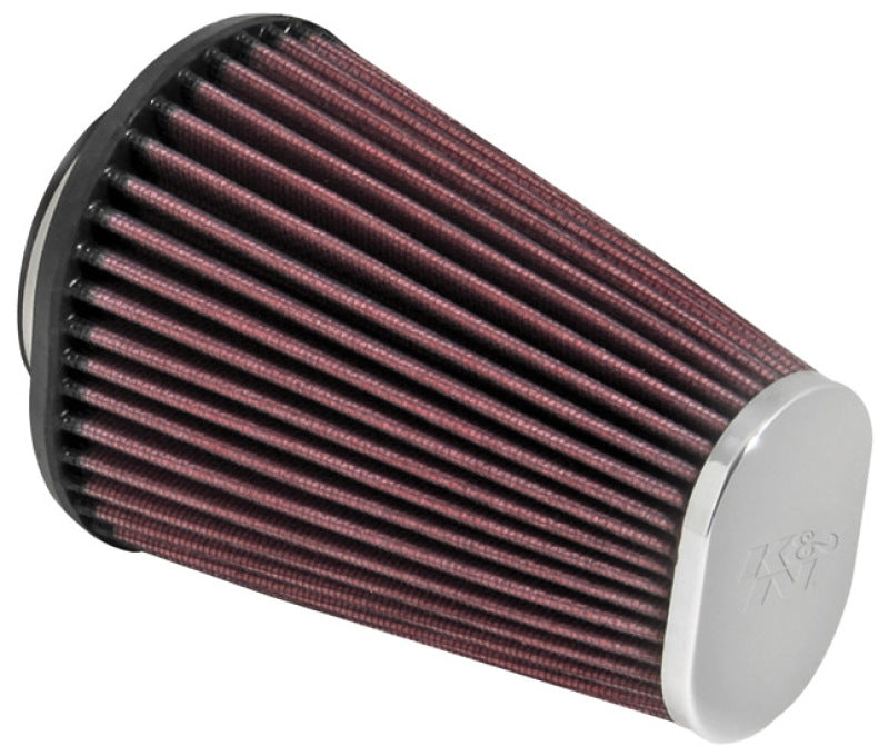 K&N Universal Clamp-On Air Filter 2-7/16in Flange 4-1/2x3-3/4in Base 3x2in Top 6in Height K&N Engineering Air Filters - Universal Fit