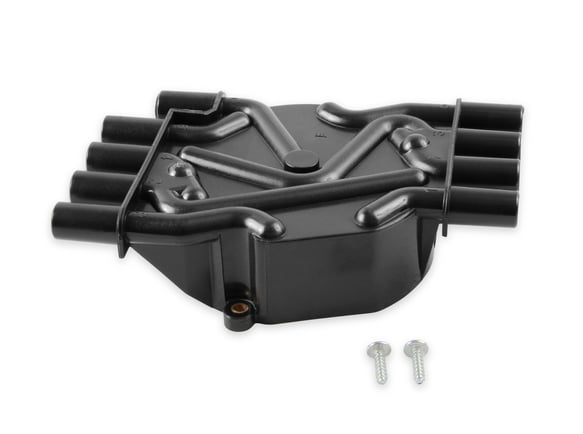 Distributor Cap - Chevy / GMC Vortec - V8 - Female - Socket Style - Crab - Black 120141 ACCEL Autoparts