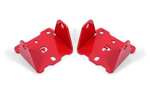 BMR 82-92 F-Body Motor Mount Kit Engine Side Solid - Red BMR Suspension Engine Mounts