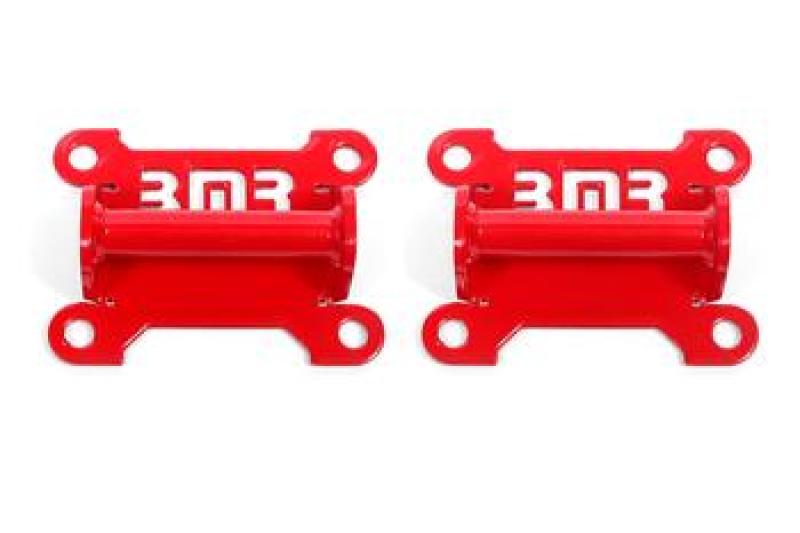BMR 98-02 Chevrolet Camaro Motor Mount Kit (Solid Steel) - Red BMR Suspension Engine Mounts