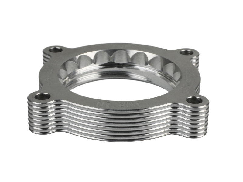 aFe 11-14 Ford Mustang/ 11-14 Ford F-150 V6 3.7L Silver Bullet Throttle Body Spacer - Silver aFe Throttle Body Spacers