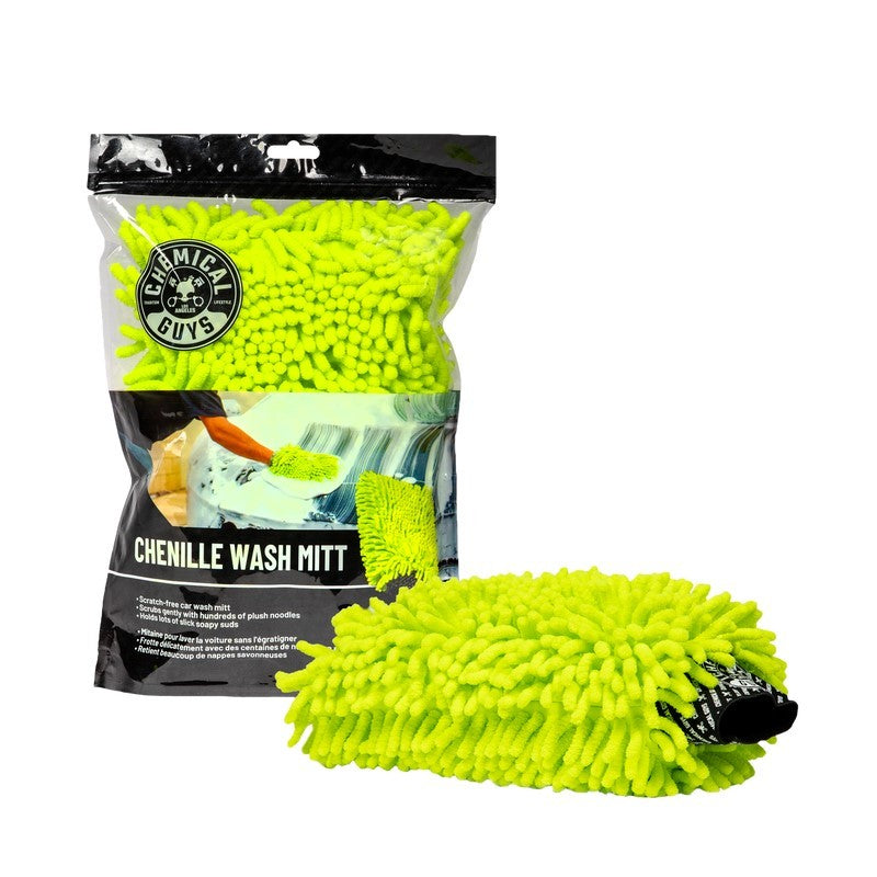 Chemical Guys Chenille Premium Scratch-Free Microfiber Wash Mitt Chemical Guys Pads & Sponges