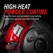 Power Stop 93-97 Chevrolet Camaro Rear Red Calipers w/Brackets - Pair PowerStop Brake Calipers - Perf