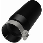 MagnaFlow Tip Stainless Black Coated Single Wall Round Single Outlet 5in Dia 4in Inlet 13in L Magnaflow Catalytic Converter Universal