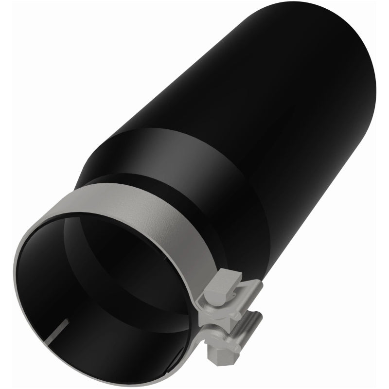 MagnaFlow Tip Stainless Black Coated Single Wall Round Single Outlet 5in Dia 4in Inlet 13in L Magnaflow Catalytic Converter Universal