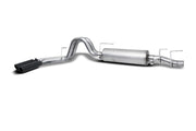 Gibson 21-24 Ford F150 2.7/3.3L 3/2.5in Cat-Back Dual Sport Exhaust System Stainless - Black Elite Gibson Catback