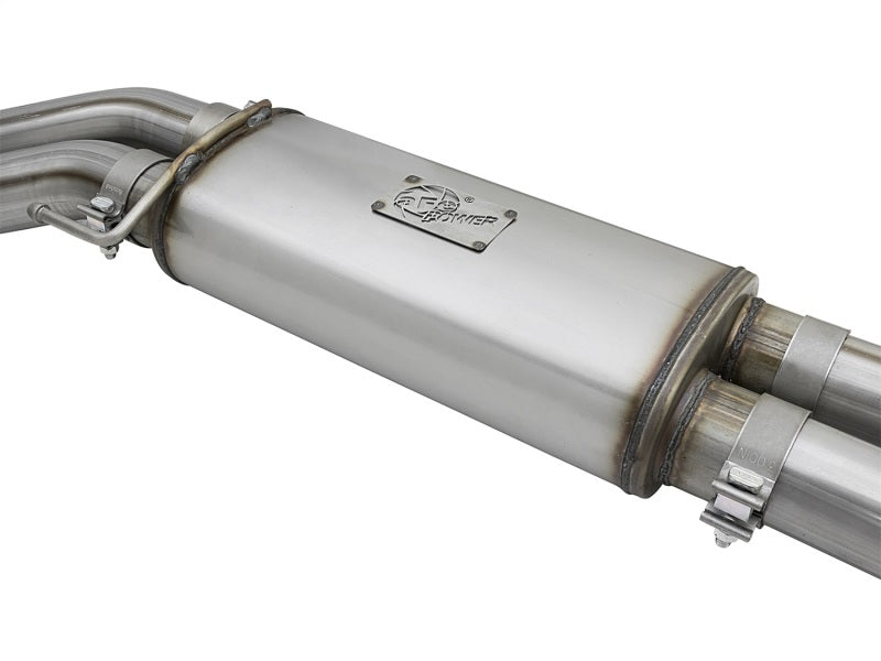aFe POWER Rebel Series 3in 409 SS Cat Back Exhaust w/ Polished Tips 17 Ford F-150 Raptor V6-3.5L aFe Catback