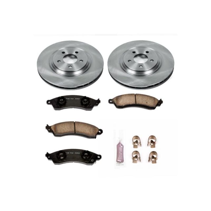 Power Stop 94-99 Ford Mustang Front Autospecialty Brake Kit PowerStop Brake Kits - OE