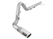 aFe Atlas 4in Aluminized Steel DPF-Back Exh 18-19 Ford F-150 V6-3.0L (td) w/ Polished Tip aFe DPF Back