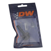 DeatschWerks 8AN ORB Male to 5/16in Male EFI Quick Connect Adapter - Anodized Matte Black DeatschWerks Fuel Components Misc