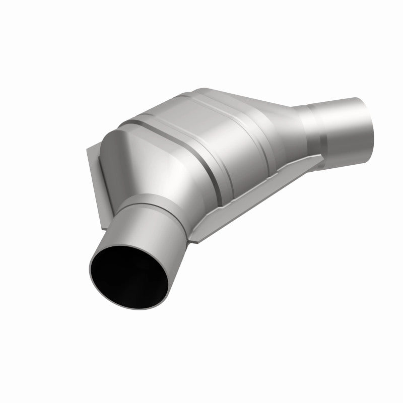 MagnaFlow Conv Universal 2 inch Angled O/O PC2 Front Magnaflow Catalytic Converter Universal