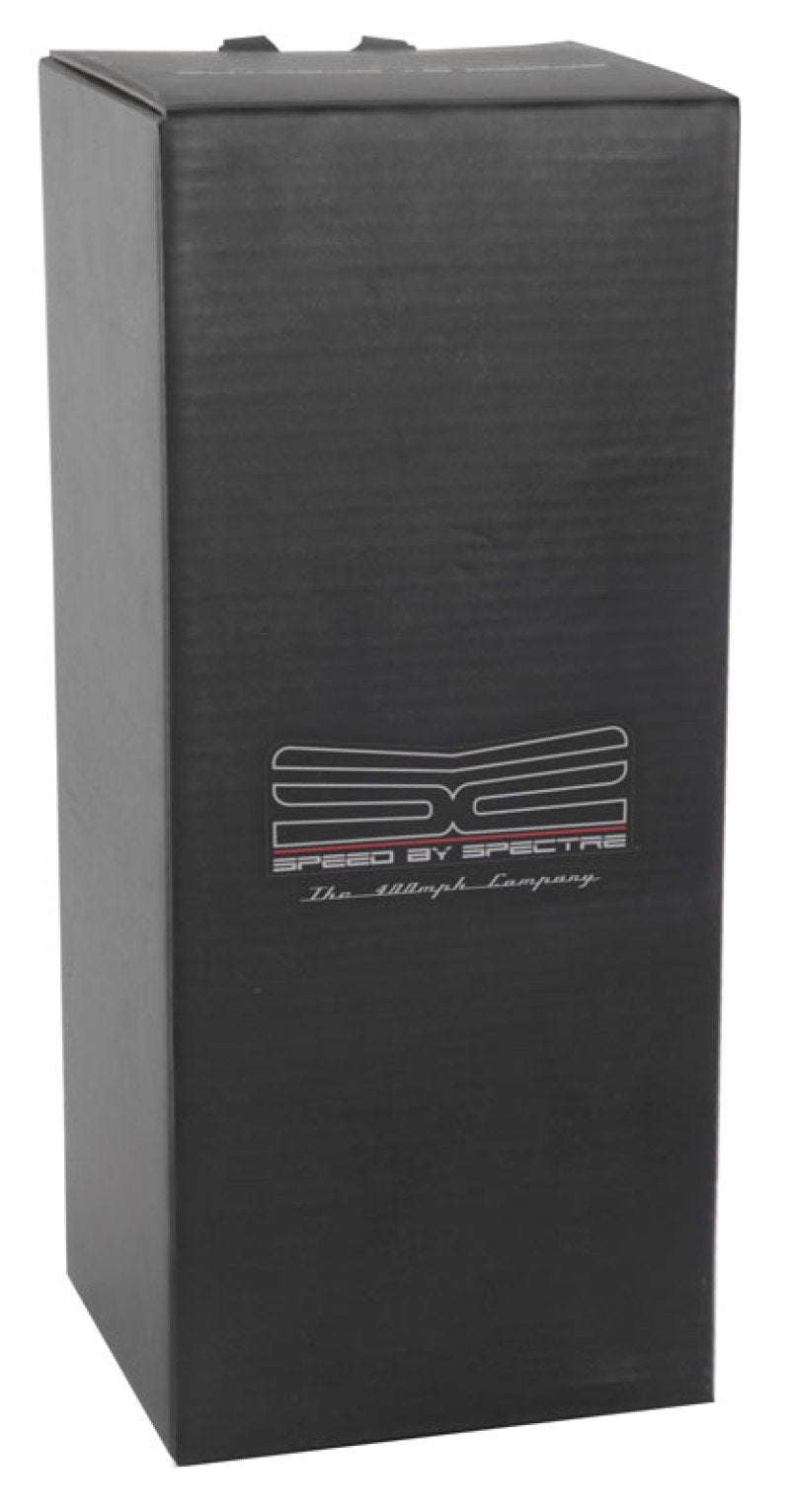 Spectre Air Duct Hose Kit 4in. OD (41in. Ducting / 2 Threaded PVC Couplers) - Black Spectre Air Intake Components