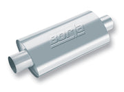 Borla XR-1 Racing Sportsman 2 1/2 inch Outlet / 2 1/2 inch Inlet 16in Case Oval Muffler Borla Muffler