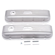 Edelbrock Valve Cover Classic Series Chevrolet 1965 and Later 396-502 V8 Satin Edelbrock Valve Covers