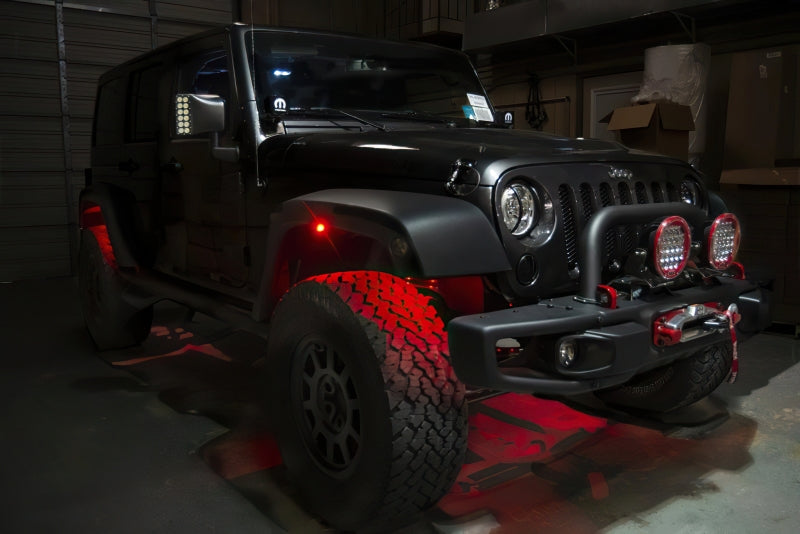 Oracle Bluetooth + RF Underbody Rock Light Kit - 8 PCS - ColorSHIFT ORACLE Lighting Light Bars & Cubes